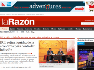La Razón - home page