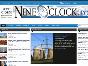 Nine O'Clock - home page
