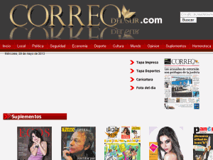 Correo del Sur - home page