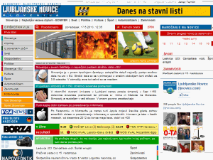 Ljubljanske Novice - home page