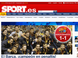 Sport - home page