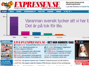 Expressen - home page