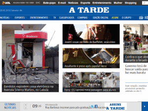 A Tarde - home page