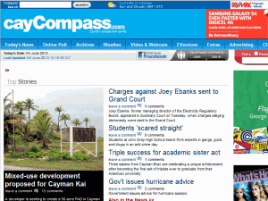 Caymanian Compass - home page