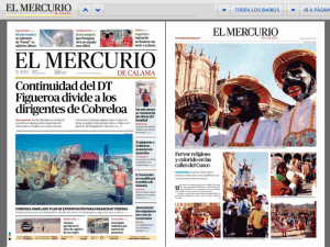 El Mercurio de Calama - home page