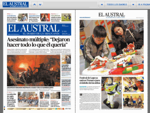 El Diário Austral de la Araucania - home page