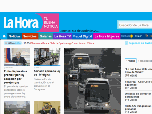 La Hora - home page