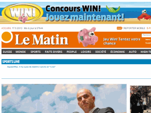 Le Matin - home page