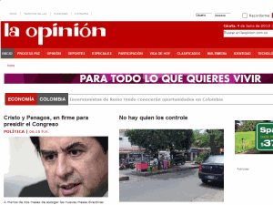 La Opinión - home page