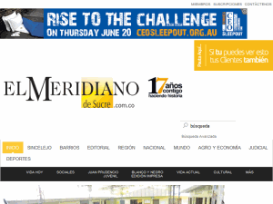 El Meridiano de Sucre - home page
