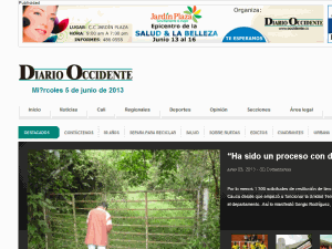 Diário Occidente - home page