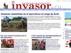 Invasor - home page