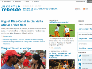 Juventud Rebelde - home page