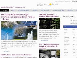 Opciones - home page