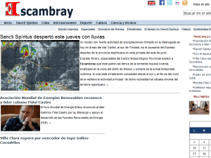 Escambray - home page