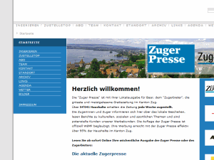 Zuger Presse - home page