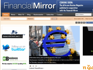 Financial Mirror - home page
