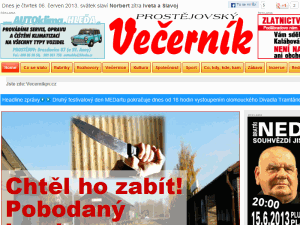 Prostejovský vecerník - home page
