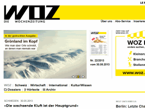 Die WochenZeitung - home page