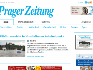 Prager Zeitung - home page