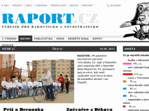 Raport - home page