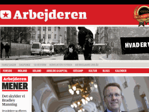 Dagbladet Arbejderen - home page