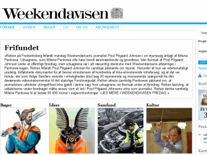 Weekend Avisen - home page