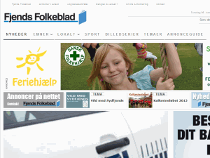 Fjends Herreds Folkeblad - home page