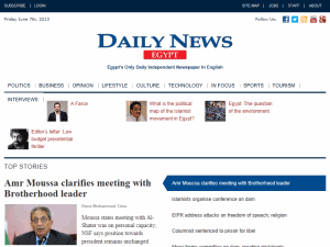 The Daily News Egypt - home page