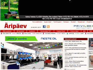 Aripäev - home page