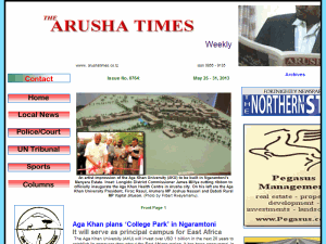 The Arusha Times - home page