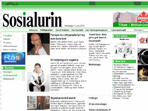 Sosialurin - home page