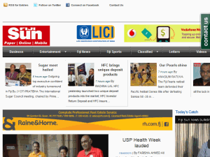 Fiji Sun - home page