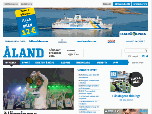Alandstidningen - home page