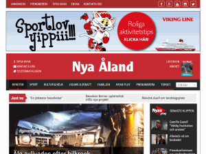 Nya Åland - home page