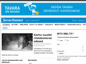 Jurvan Sanomat - home page