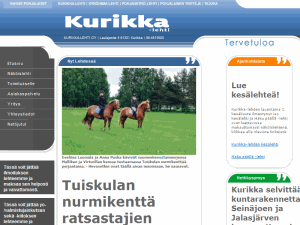 Kurikka-lehti - home page