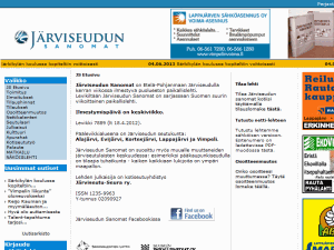 Järviseudun Sanomat - home page