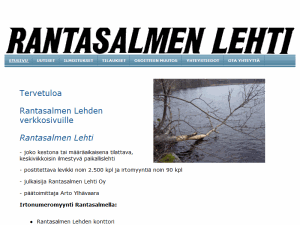 Rantasalmen Lehti - home page