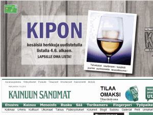 Kainuun Sanomat - home page