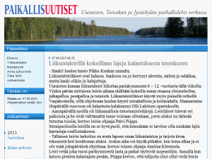 Paikallisuutiset - home page