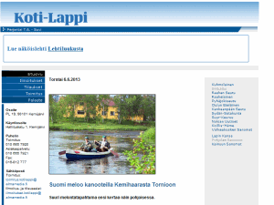 Koillis Lappi - home page