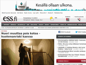 Etelä-Suomen Sanomat - home page