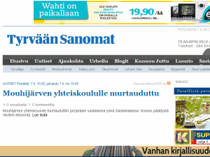 Tyrvään Sanomat - home page