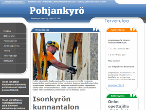 Pohjankyrö-lehti - home page