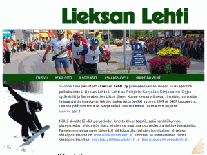 Lieksan Lehti - home page