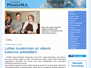 Maaselkä - home page