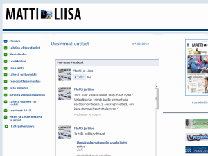 Matti ja Liisa - home page
