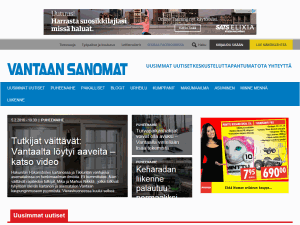 Vantaan Sanomat - home page