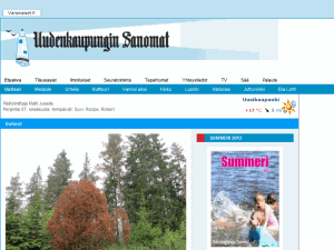 Uudenkaupungin Sanomat - home page